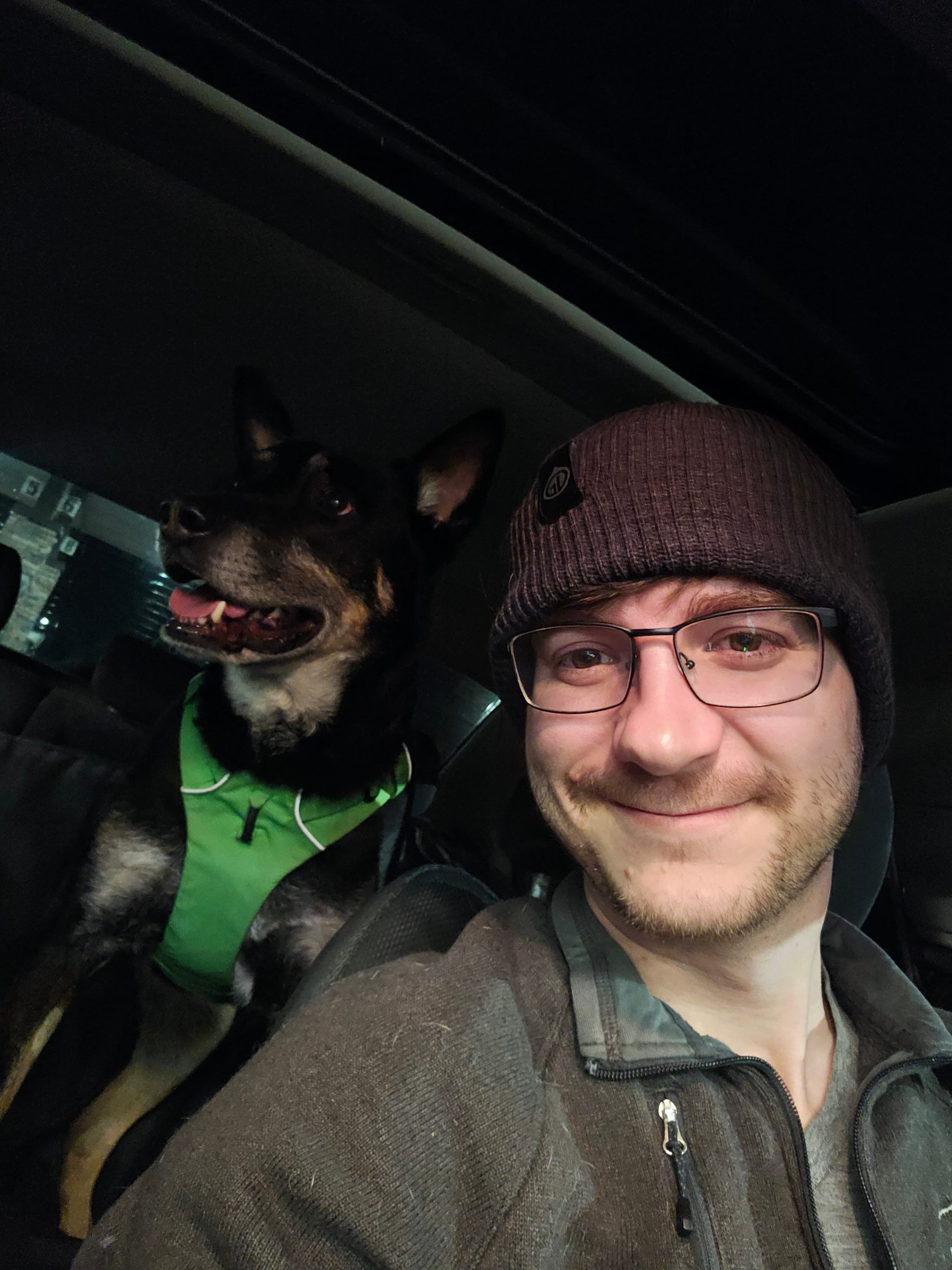 Paul and Tycho on a trip